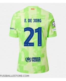 Günstige Barcelona Frenkie de Jong #21 3rd trikot 2024-25 Kurzarm